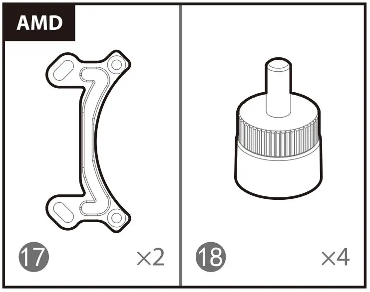 DeepCool GAMMAXX L240 A-RGB Series 240mm Liquid CPU Cooler - AMD