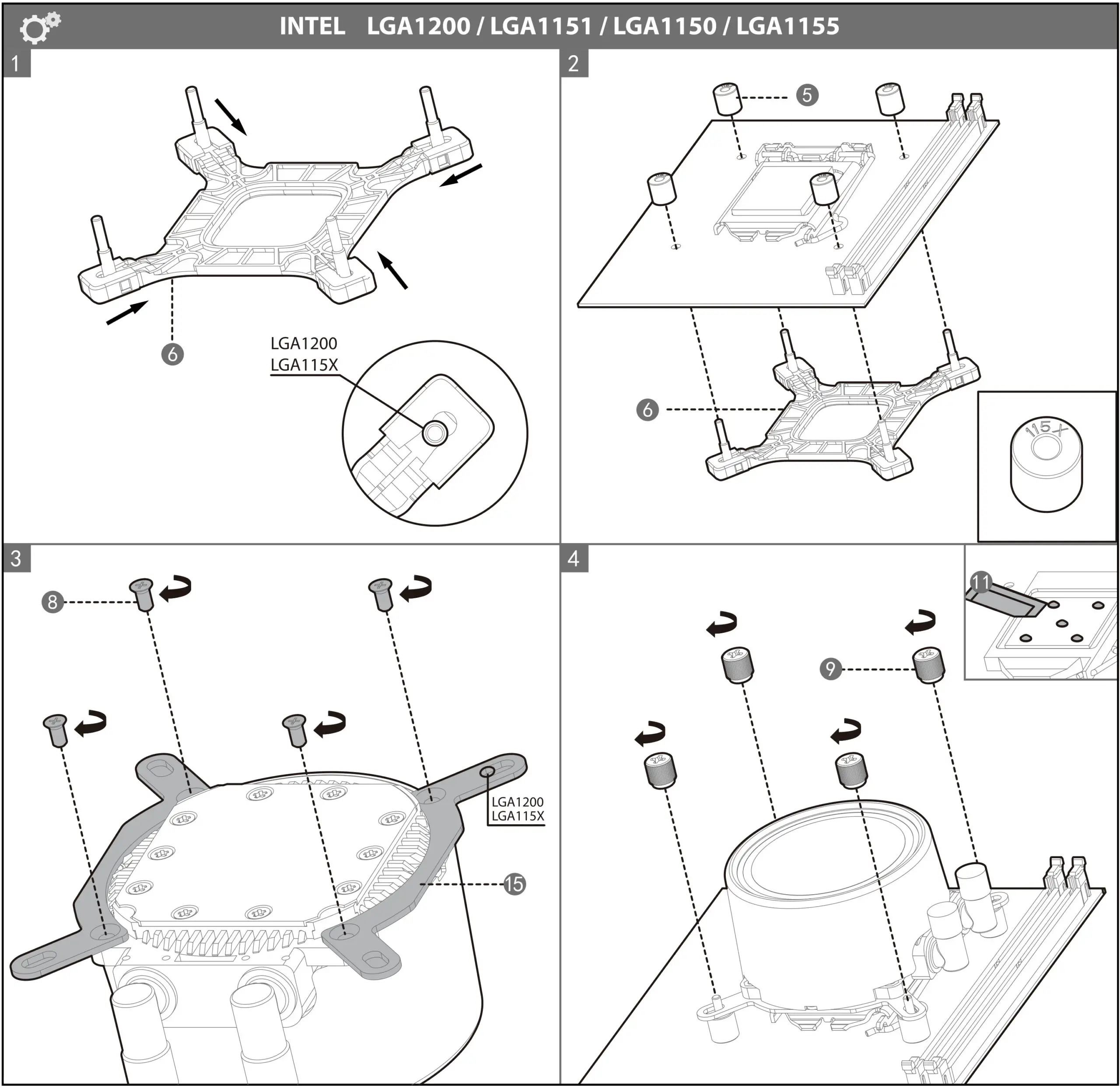 DeepCool GAMMAXX L240 A-RGB Series 240mm Liquid CPU Cooler - INTEL LGA1200,LGA1151,LGA1150,LGA1155