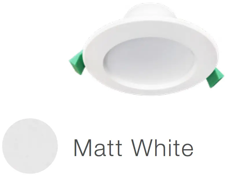 Martec TLND3459WD DIMMABLE TRICOLOUR LED RECESSED DOWNLIGHT KIT 03