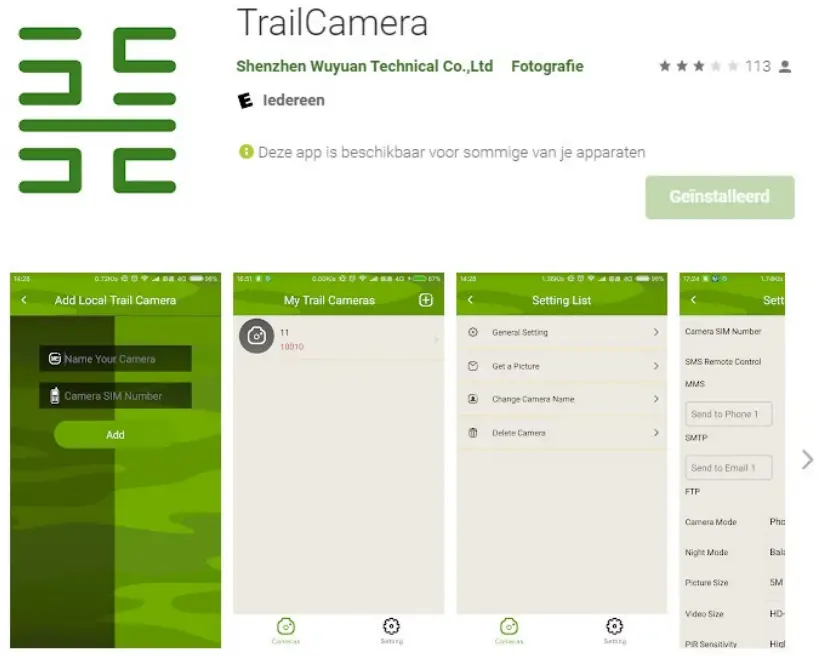 Wildlife Monitoring Solutions S312 Trail Camera 4G Wildlife Hunting Cameras - Smartphone