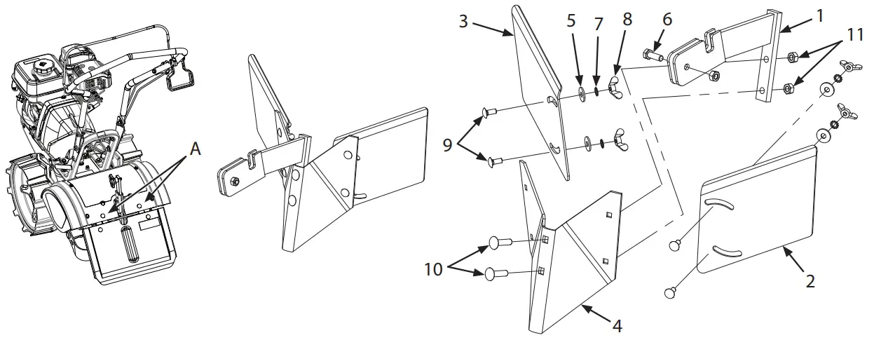 Earthquake 15683 Hiller Furrower Kit