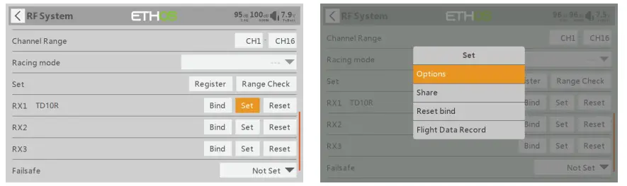 FrSky X20S X18 X20HD X24 Tandem Dual Band TD R10 Receiver -fig1