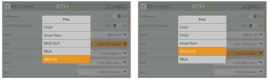 FrSky X20S X18 X20HD X24 Tandem Dual Band TD R10 Receiver -fig2