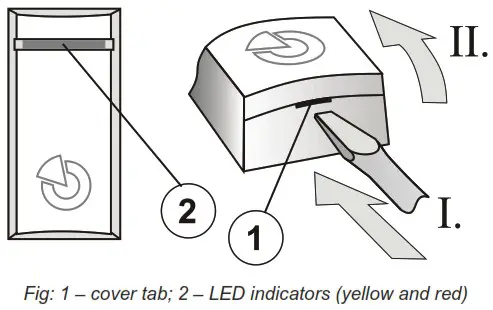 JABLOTRON JA 111M Bus Magnetic Mini Detector - Installation