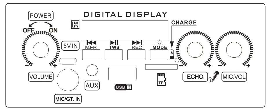 V-TAC-VT-4000W-400W-Rechargeable-Speaker-FIG2