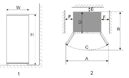 emerio SBS-127290.1 Side by Side Refrigerator-2