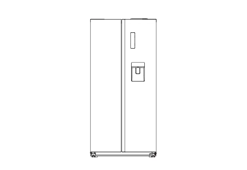 Emerio Sbs-127290.1 Side By Side Refrigerator Instruction Manual