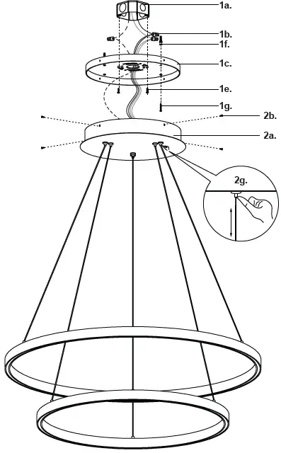 KUZCO CH87232 Ceiling LED Chandelier PRODUCT