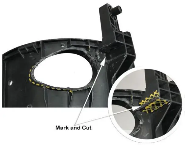 SS122HP Snorkel Safari ARMAX Toyota Hilux 2005 2015 - Remove the template - FIG 14