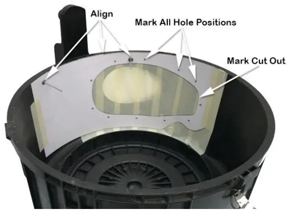 SS122HP Snorkel Safari ARMAX Toyota Hilux 2005 2015 - Remove the template - FIG 15