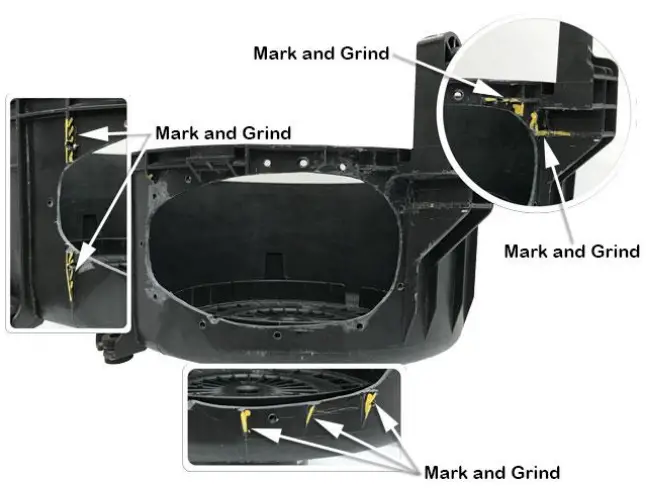 SS122HP Snorkel Safari ARMAX Toyota Hilux 2005 2015 - Remove the template - FIG 17