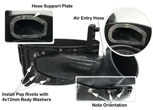 SS122HP Snorkel Safari ARMAX Toyota Hilux 2005 2015 - Remove the template - FIG 19