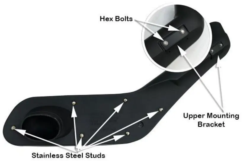 SS122HP Snorkel Safari ARMAX Toyota Hilux 2005 2015 - Remove the template - FIG 2