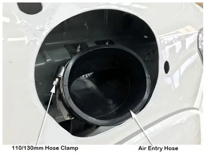 SS122HP Snorkel Safari ARMAX Toyota Hilux 2005 2015 - Remove the template - FIG 23