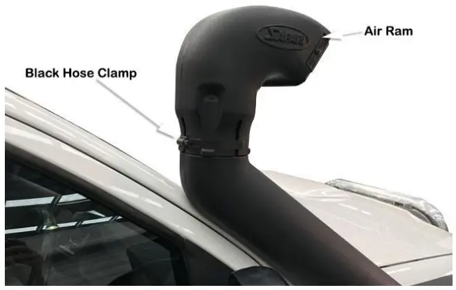 SS122HP Snorkel Safari ARMAX Toyota Hilux 2005 2015 - Remove the template - FIG 26