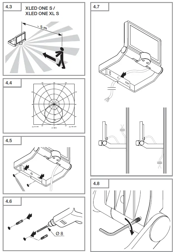 steinel XLED ONE Sensor LED iR Anthracite 5