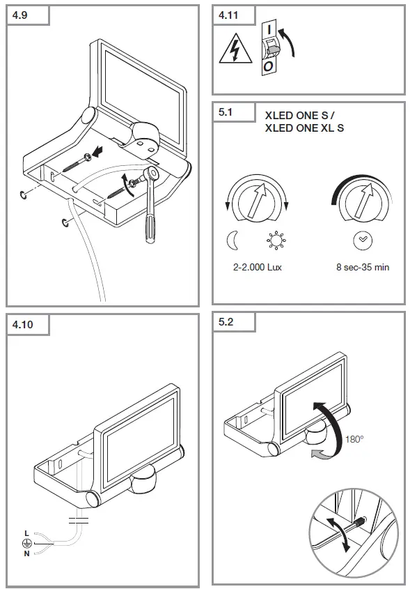steinel XLED ONE Sensor LED iR Anthracite 6