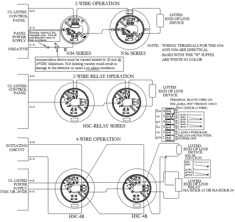HOCHIKI SLR 24V Photoelectric Smoke Detector - fig