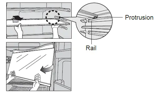 Panasonic NR-BX421W 2 Door Bottom Freezer Refrigerator 22