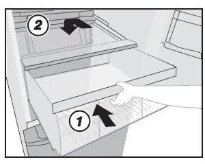 Panasonic NR-BX421W 2 Door Bottom Freezer Refrigerator 46