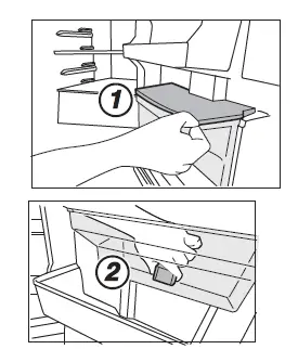 Panasonic NR-BX421W 2 Door Bottom Freezer Refrigerator 52