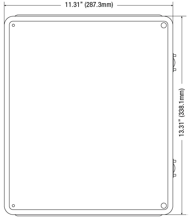 Altronix-WP3-Weatherproof-Enclosure-fig-9