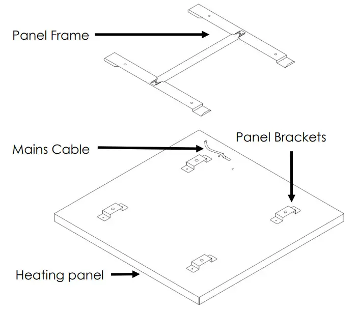 CLAUDGEN RCT250SL 250w Radiant Ceiling Tile Heater - Figure 3