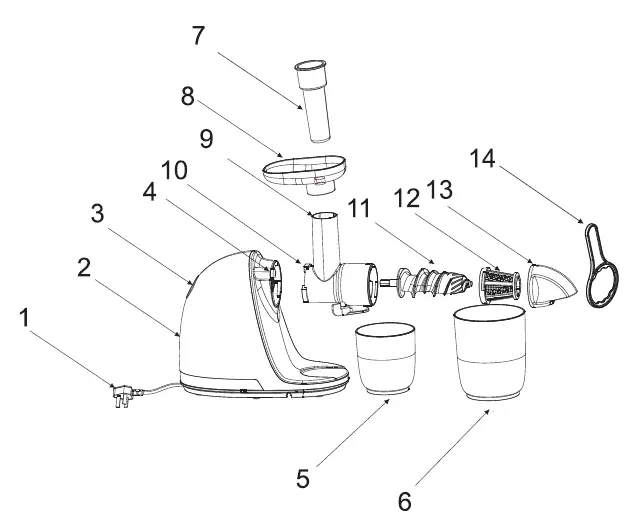 amzchef ZM1501 Slow Juicer fig (1)