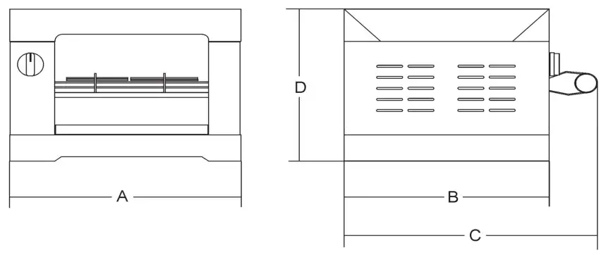 SIRMAN Elio 6Q Sandwich Toaster - TECHNICAL DATA 2