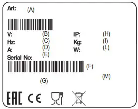 SIRMAN Elio 6Q Sandwich Toaster - TECHNICAL DATA 4