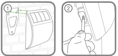 Honeywell Home Battery Solar Siren - Montering af sirene