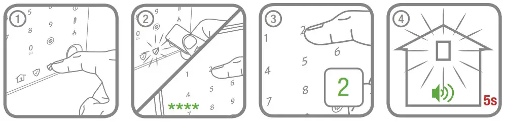 Honeywell Home Battery Solar Siren - esting
