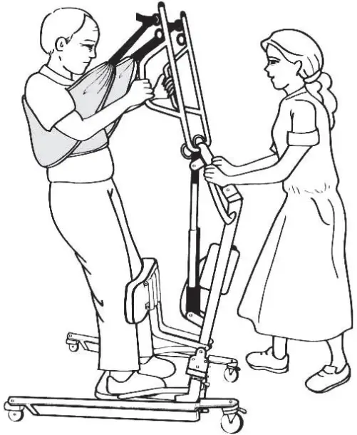 LUMEX LF2020 Sit-To-Stand Patient Lift-9