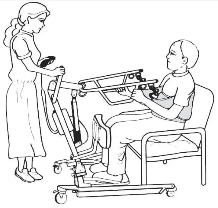 LUMEX LF2020 Sit-To-Stand Patient Lift-10