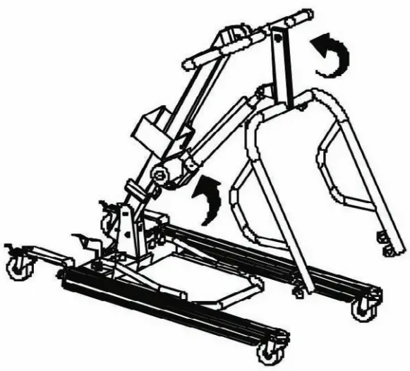 LUMEX LF2020 Sit-To-Stand Patient Lift-3