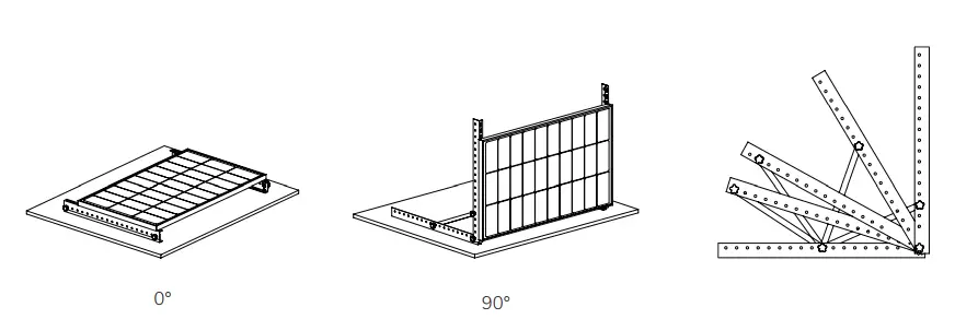 ECOFLOW 28 Inch Tilt Mount Bracket- (4)