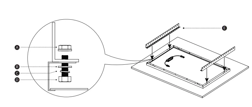 ECOFLOW 28 Inch Tilt Mount Bracket- (5)