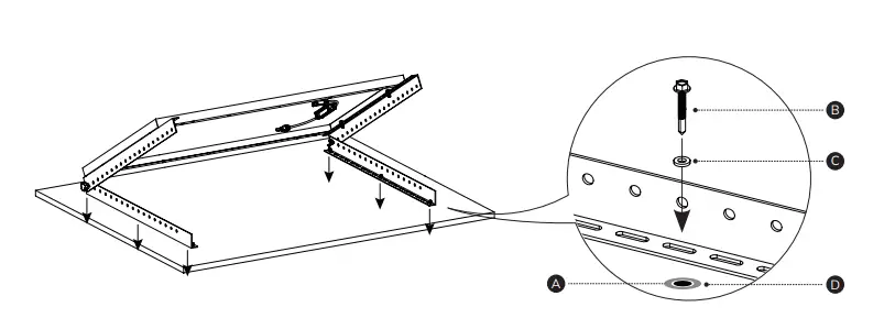 ECOFLOW 28 Inch Tilt Mount Bracket- (9)