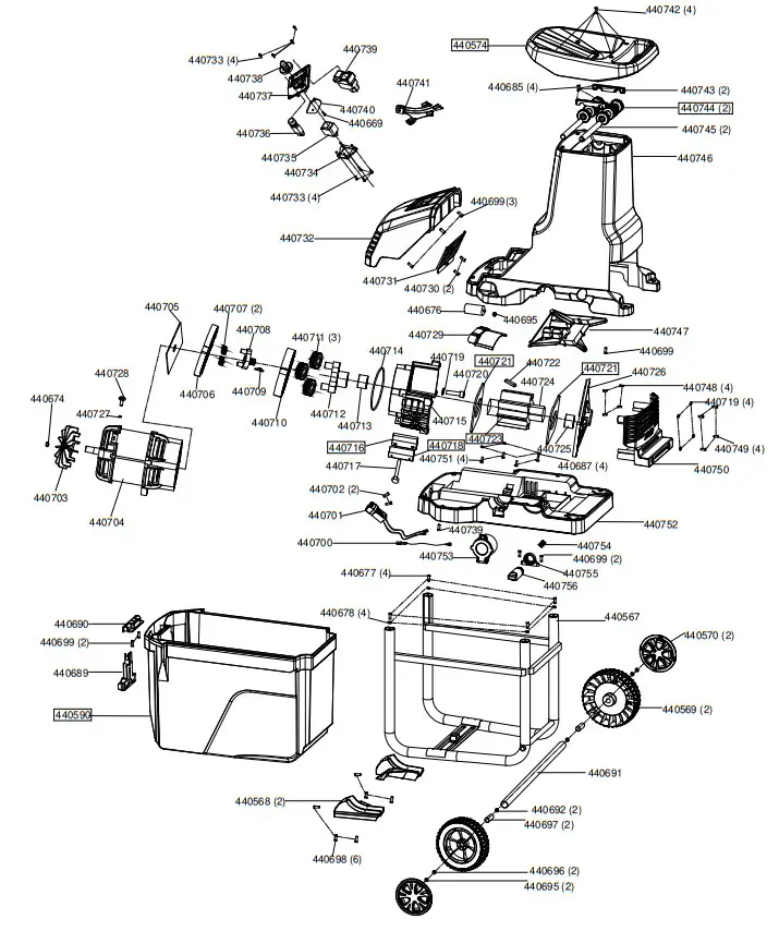 AL-KO 112853 Lh 2800 Easy Crush Powerful Garden Shredder- FIg4
