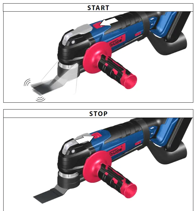 Gude MW 18 Cordless Multigrinders and Sanders fig 13