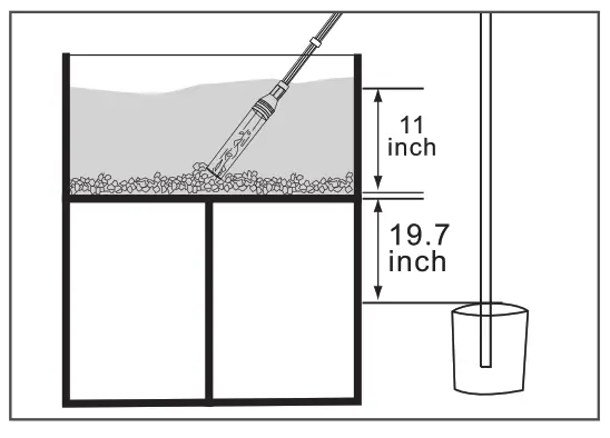 hygger HG-013-L Aquarium Gravel Cleaner - fig1