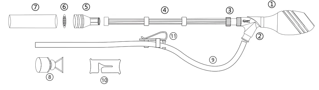hygger HG-013-L Aquarium Gravel Cleaner - fig2