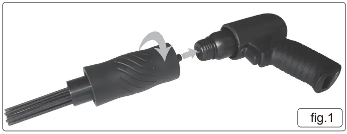 SEALEY SA660 Air Needle Scaler Composite Pistol Type-FIG3