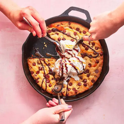 Chocolate Chip Skillet Cookie
