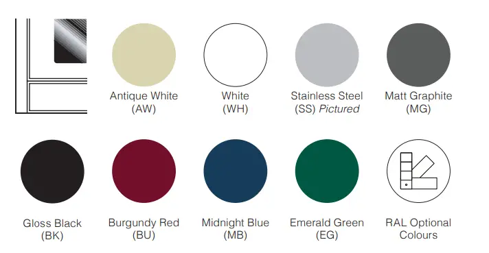 ILVE MAJESTIC SERIES COOKER - Standard Option - Cooker Colours