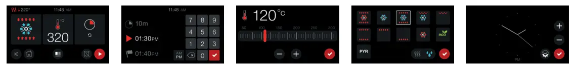 ILVE MAJESTIC SERIES COOKER - TFT CONTROL DISPLAY