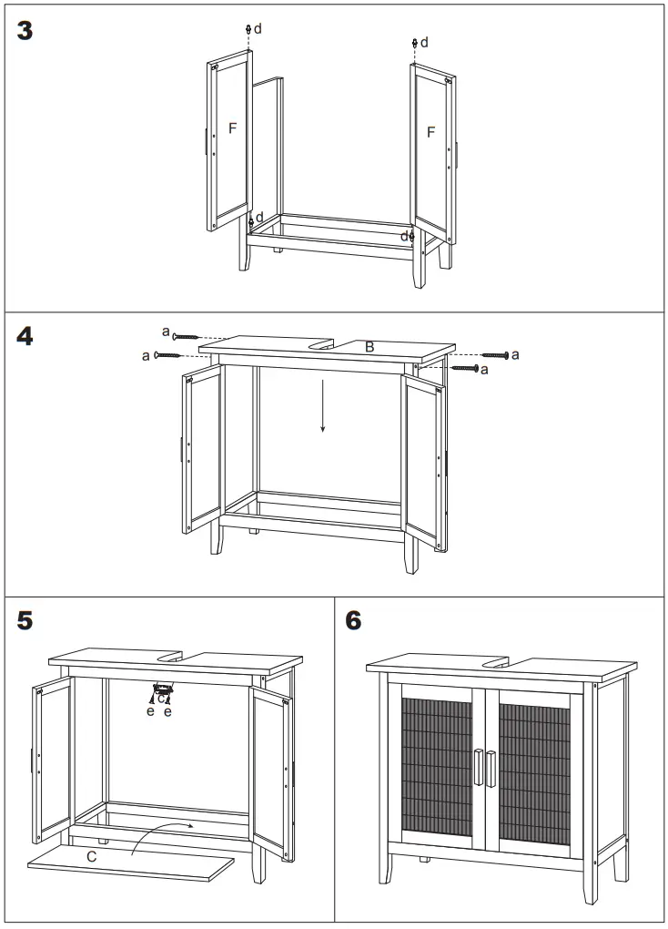welltime 47150038-50795215 Bamboo WBU Metal Handles - fig2