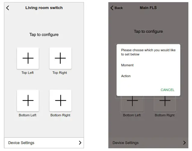 Schneider Electric S5x0531 Odace - Assigning an Action to the Wireless Switch 1