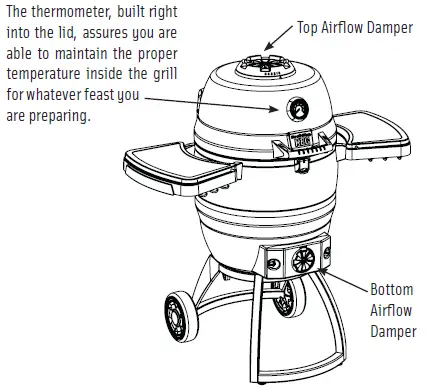 Broil-King-911470-KEG-5000-Series-Charcoal-Grill-fig-2