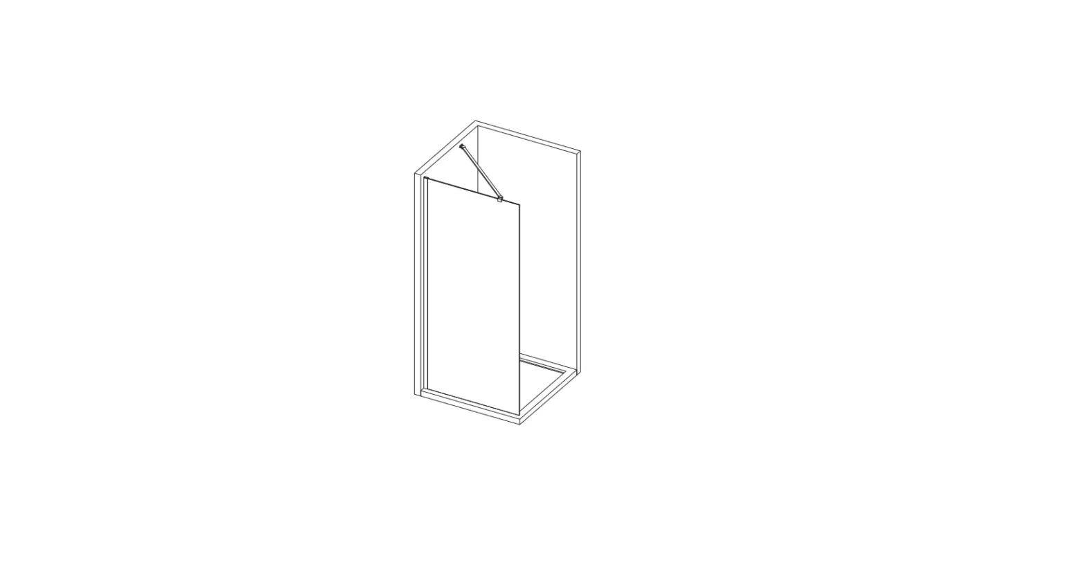 Aquabatos Gwr08 Shower Glass Wall Instruction Manual